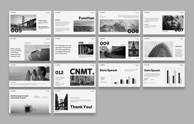 现代创意投资组合PPT模板 - 顶尖PPT