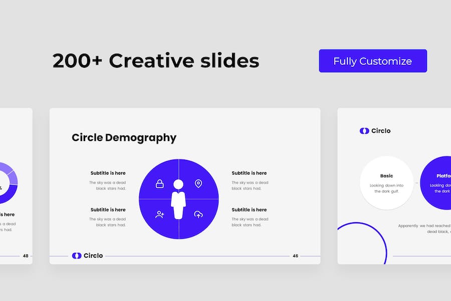 极简风格商务信息图形动画PPT模板 - 顶尖PPT