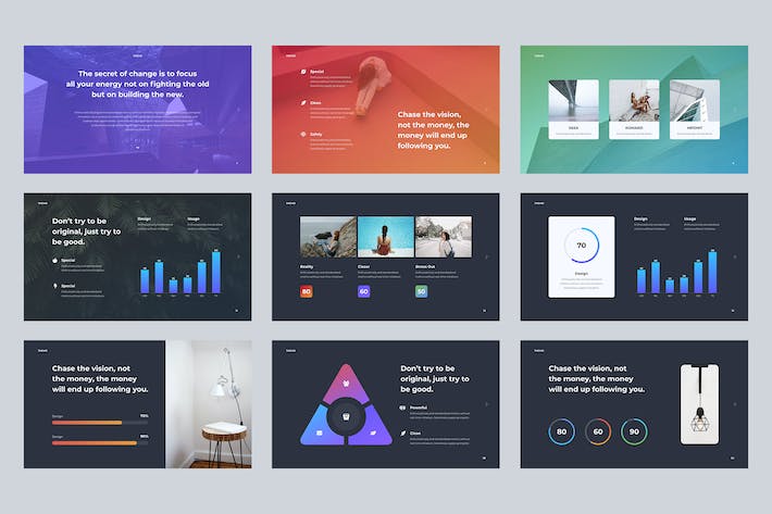 商业计划品牌展示营销策划多用途PPT模板 - 顶尖PPT