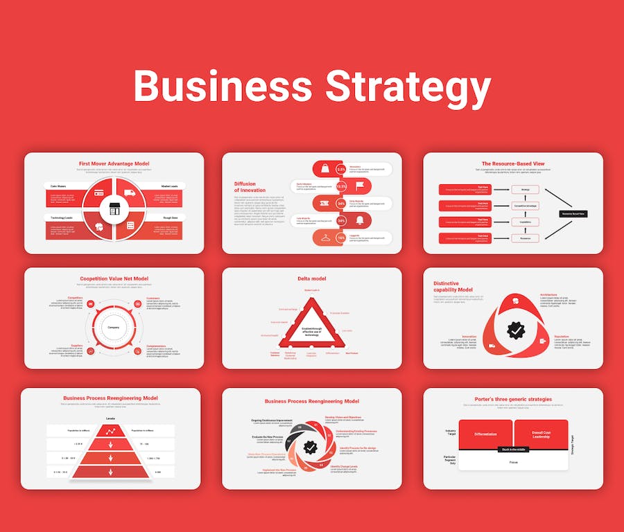 商业战略规划企业发展PPT模板 - 顶尖PPT