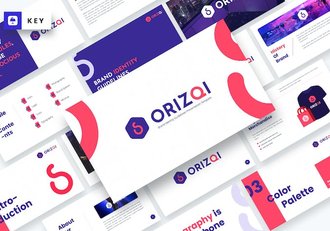 LOGO项目提案品牌指南keynote模板 - 顶尖PPT