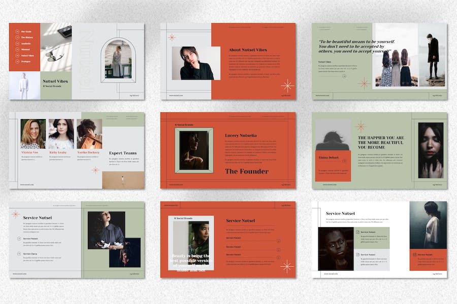 品牌社交媒体营销推广策略Keynote模板 - 顶尖PPT