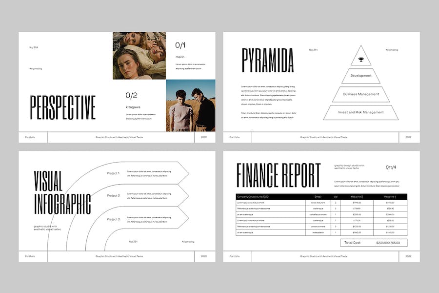 投资组合展示管理规划PPT模板 - 顶尖PPT