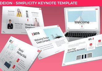 简洁性主题展示方案Keynote模板 - 顶尖PPT