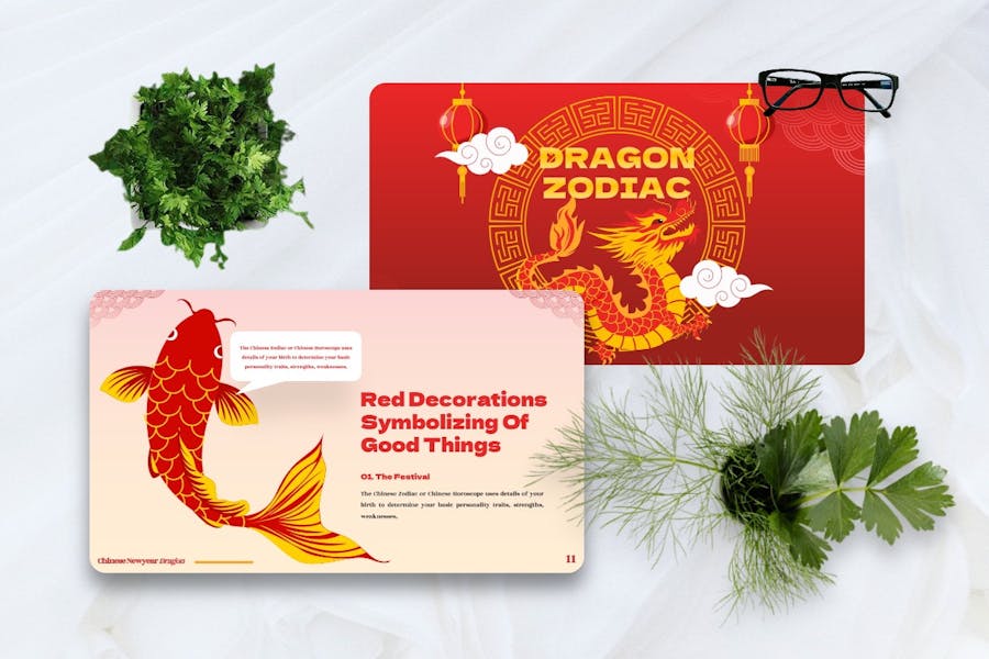 中国春节新年文化介绍keynote模板 - 顶尖PPT