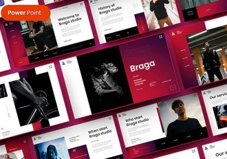 项目展示业务团队介绍PPT模板 - 顶尖PPT