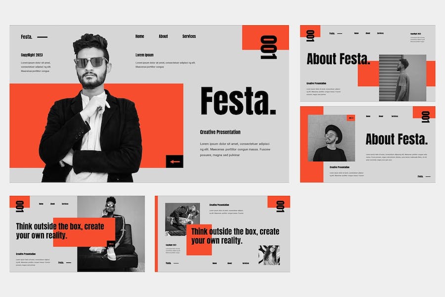 创意设计方案视觉表现创新Keynote模板 - 顶尖PPT