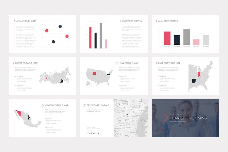 简约大气企业团队介绍商业计划项目推广多用途keynote模板 - 顶尖PPT