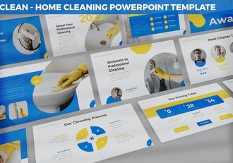 家政清洁公司介绍产品推广方案展示PPT模板 - 顶尖PPT