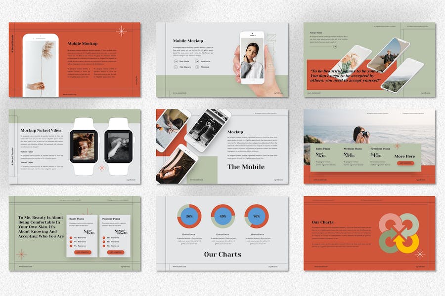 品牌社交媒体营销推广策略Keynote模板 - 顶尖PPT