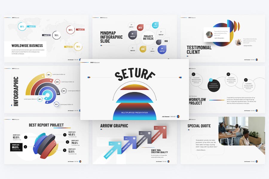 国外商务风格企业介绍工作总结计划通用keynote模板 - 顶尖PPT