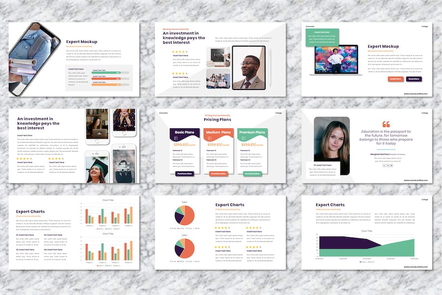 大学课程教学培训教育PPT模板 - 顶尖PPT