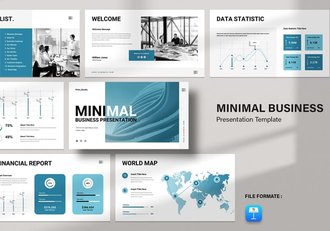 企业极简业务模式介绍Keynote演讲模板 - 顶尖PPT