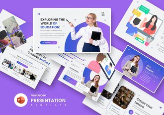 教育教学结构介绍宣传PPT模板 - 顶尖PPT