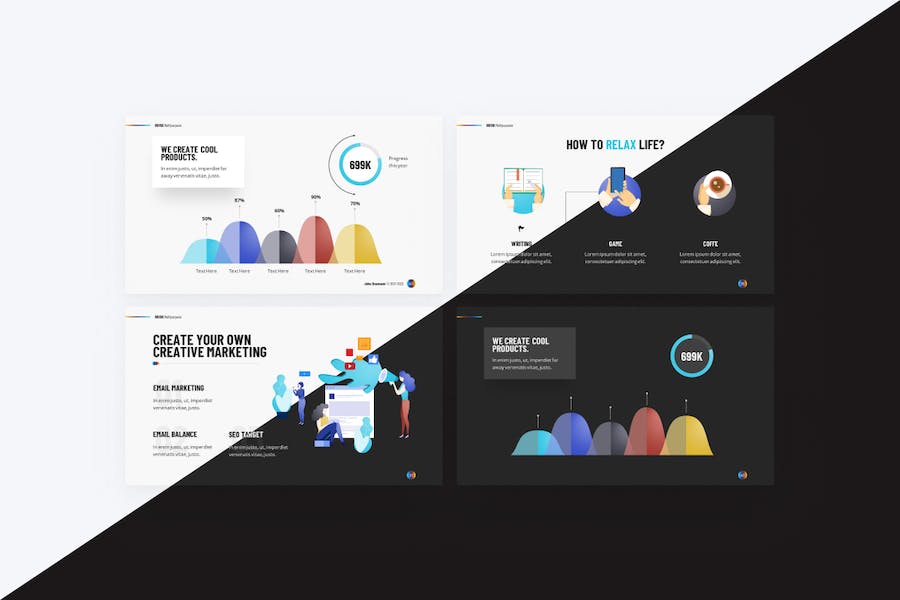 国外商务风格企业介绍工作总结计划通用keynote模板 - 顶尖PPT