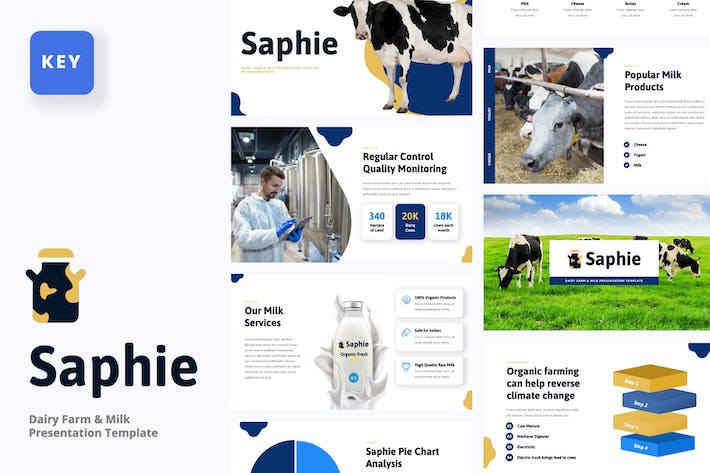 奶牛场-奶牛主keynote模板 - 顶尖PPT