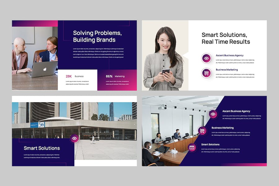 欧美商业路演计划书PPT模板 - 顶尖PPT