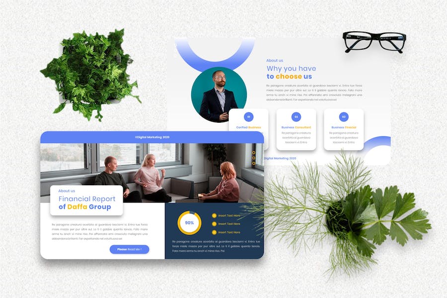 数字营销推广策略方案展示PPT模板 - 顶尖PPT