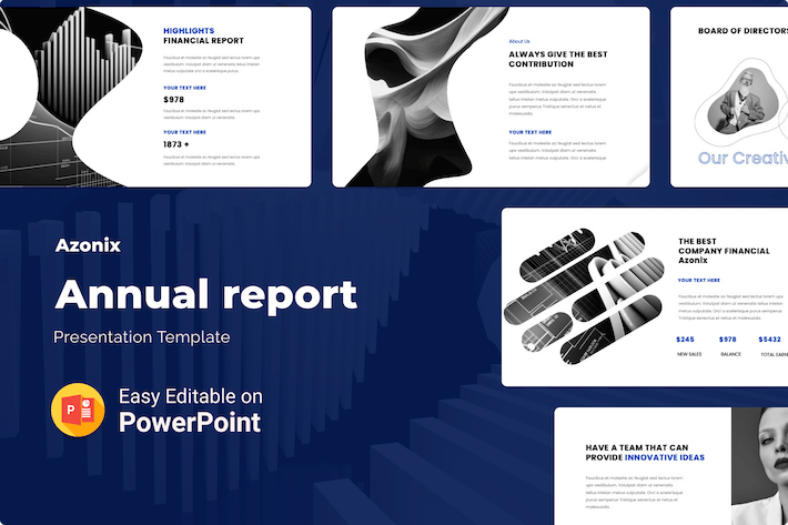 年度报告经营成果财务状况发展规划PPT模板 - 顶尖PPT