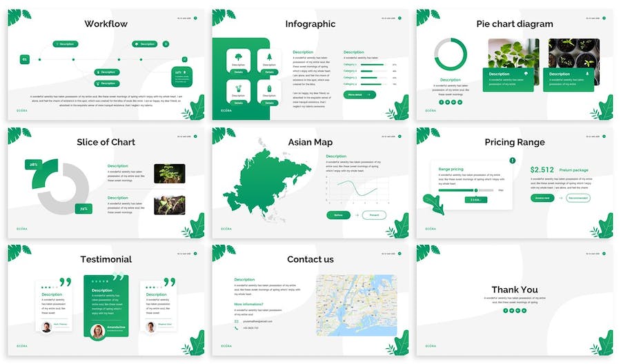 生态系统环境保护宣传PPT模板 - 顶尖PPT
