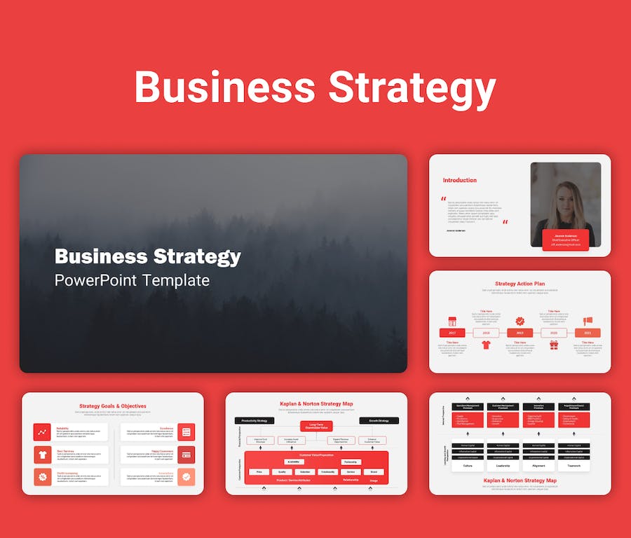 商业战略规划企业发展PPT模板 - 顶尖PPT