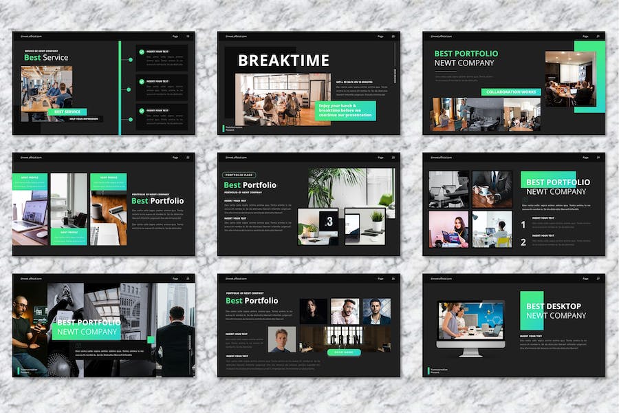 公司企业简介组织介绍讲述Keynote模板 - 顶尖PPT