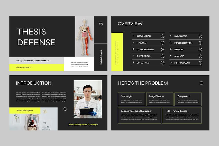 科学论文学位答辩讲述展示Keynote模板 - 顶尖PPT