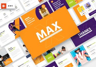 健康锻炼营养补充PPT模板 - 顶尖PPT