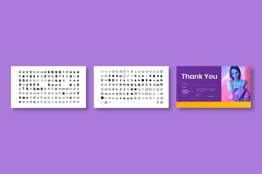 紫色渐变商业策划提案Keynote模板 - 顶尖PPT
