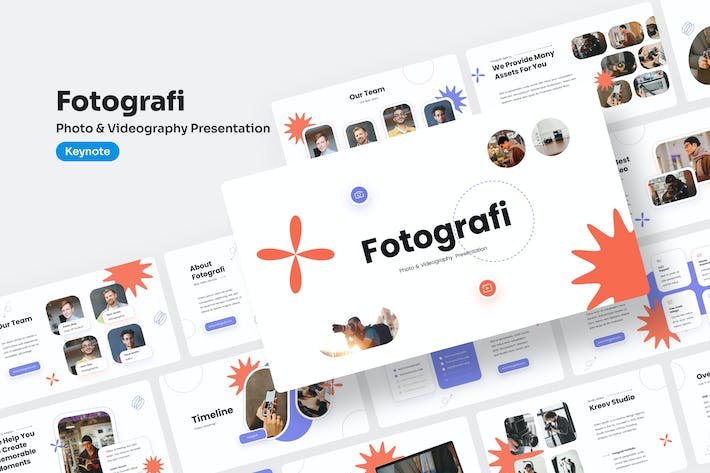 摄影视频服务项目推介方案Keynote模板 - 顶尖PPT