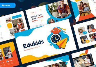 儿童教育培训课程教学Keynote模板 - 顶尖PPT