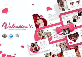 情人节活动营销推广方案Keynote模板 - 顶尖PPT