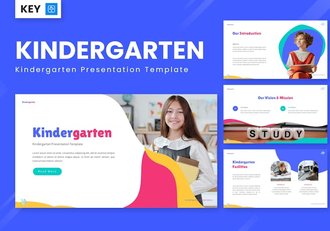 幼儿园儿童教育品牌课程Keynote模板 - 顶尖PPT