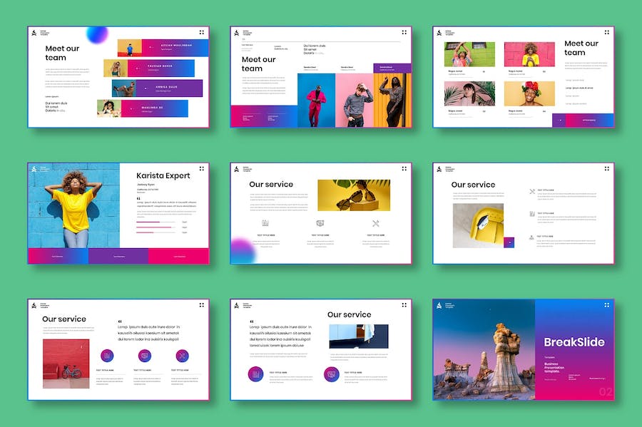 商务业务品牌推广营销Keynote模板 - 顶尖PPT