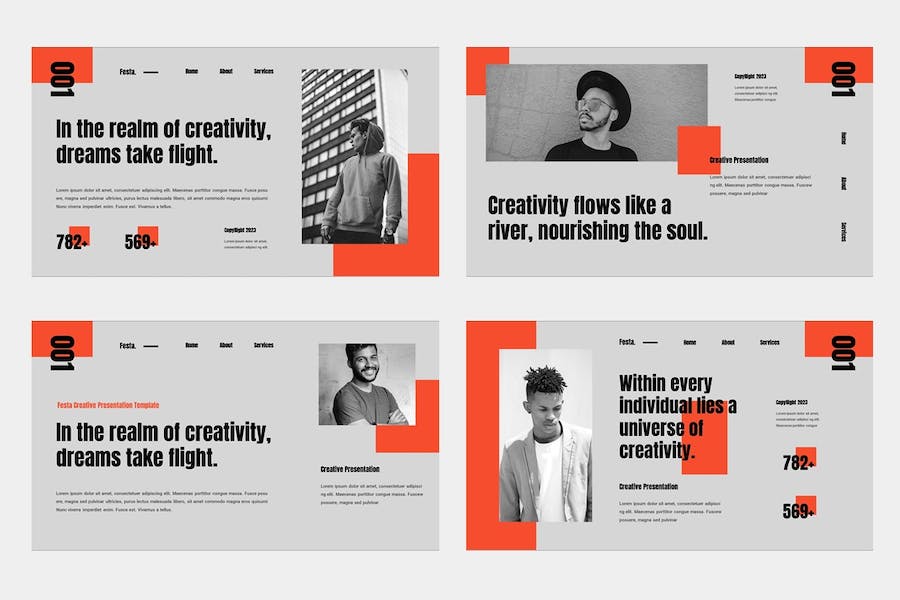 创意设计方案视觉表现创新Keynote模板 - 顶尖PPT