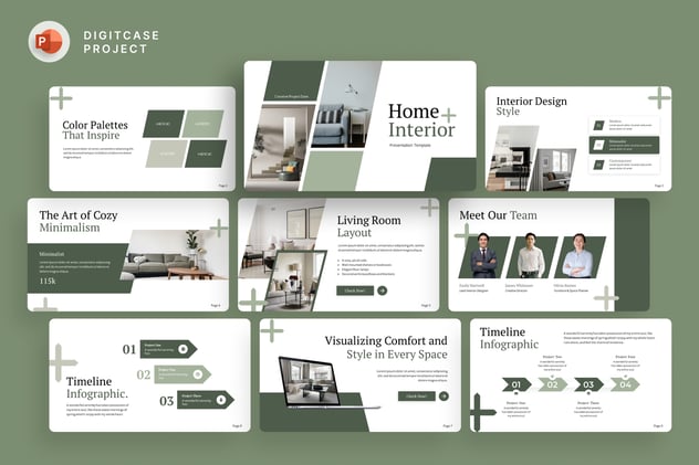 家居装饰设计装修方案PPT模板 - 顶尖PPT