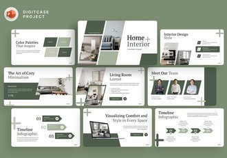 家居装饰设计装修方案PPT模板 - 顶尖PPT