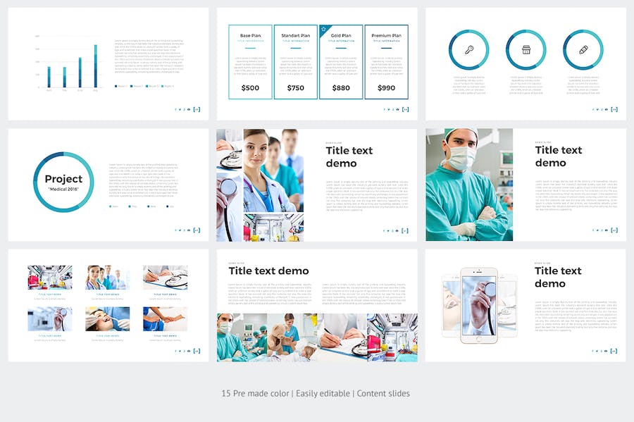 医学知识教学课程内容展示PPT模板 - 顶尖PPT