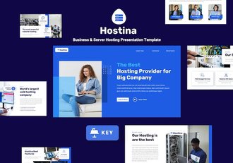 主机服务器业务展示Keynote模板 - 顶尖PPT