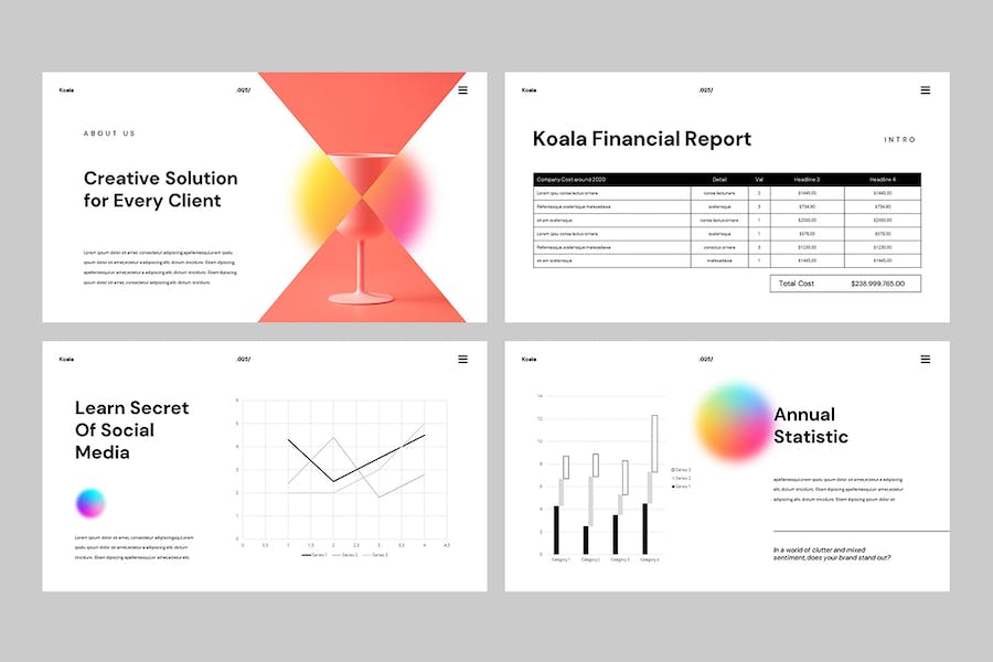 创意设计展示演讲项目介绍PPT模板 - 顶尖PPT