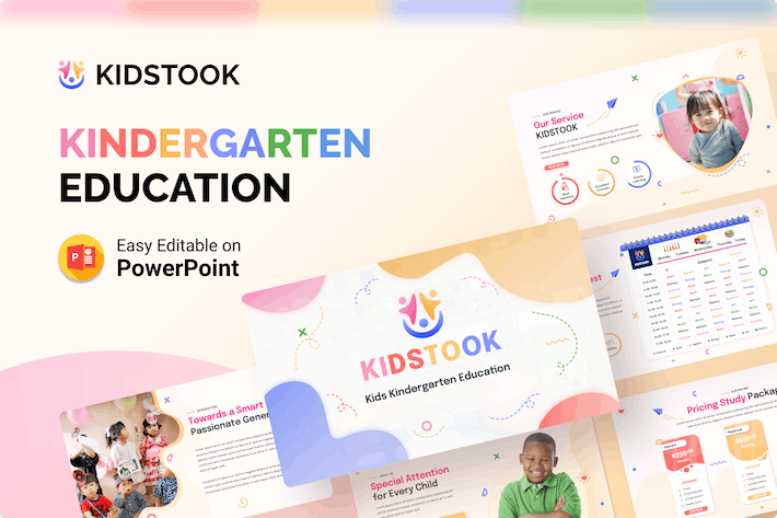 儿童幼儿园早教培训课程PPT模板 Retry - 顶尖PPT