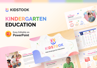 儿童幼儿园早教培训课程PPT模板 Retry - 顶尖PPT