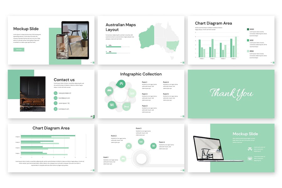 清新自然风演示主题Keynote模板 - 顶尖PPT