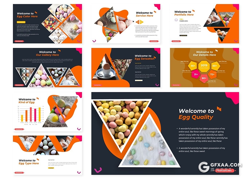 30页国外商务风格多用途欧美PPT模板5种主题配色 - 顶尖PPT