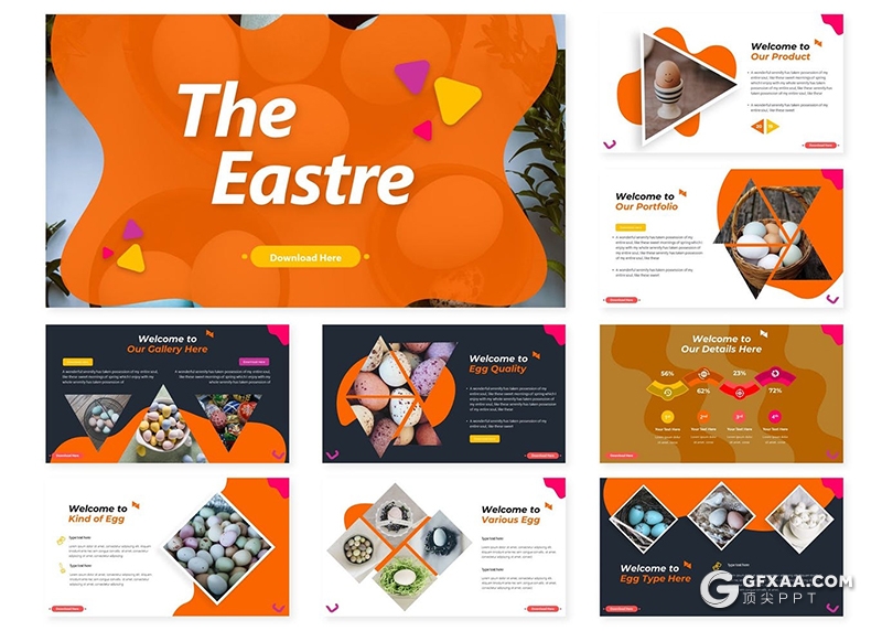 30页国外商务风格多用途欧美PPT模板5种主题配色 - 顶尖PPT