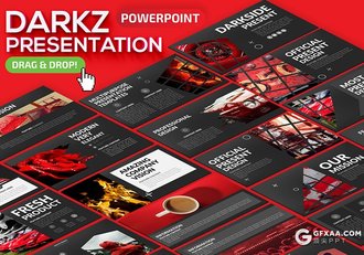 57页黑色时尚图片展示商务多用途PPT模板 - 顶尖PPT