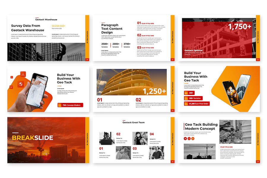 工程施工项目方案建筑融资计划书PPT模板 - 顶尖PPT