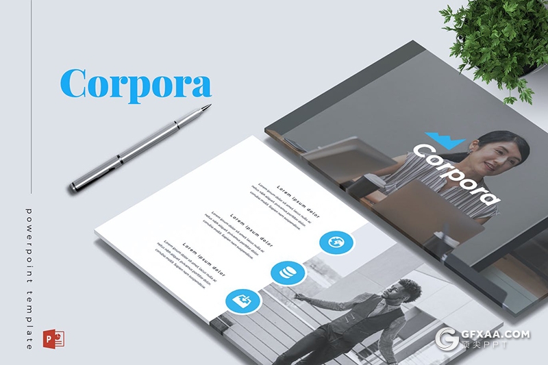 30页公司介绍团队合作商业计划书规划PPT模板5种主题配色 - 顶尖PPT