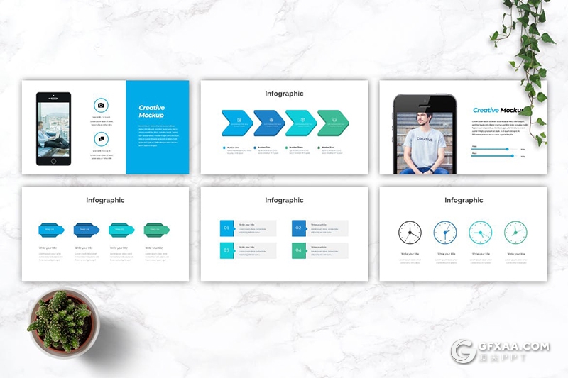 30页公司介绍团队合作商业计划书规划PPT模板5种主题配色 - 顶尖PPT