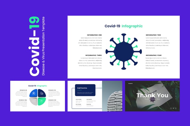 疾病与病毒介绍防控措施数据统计keynote模板 - 顶尖PPT